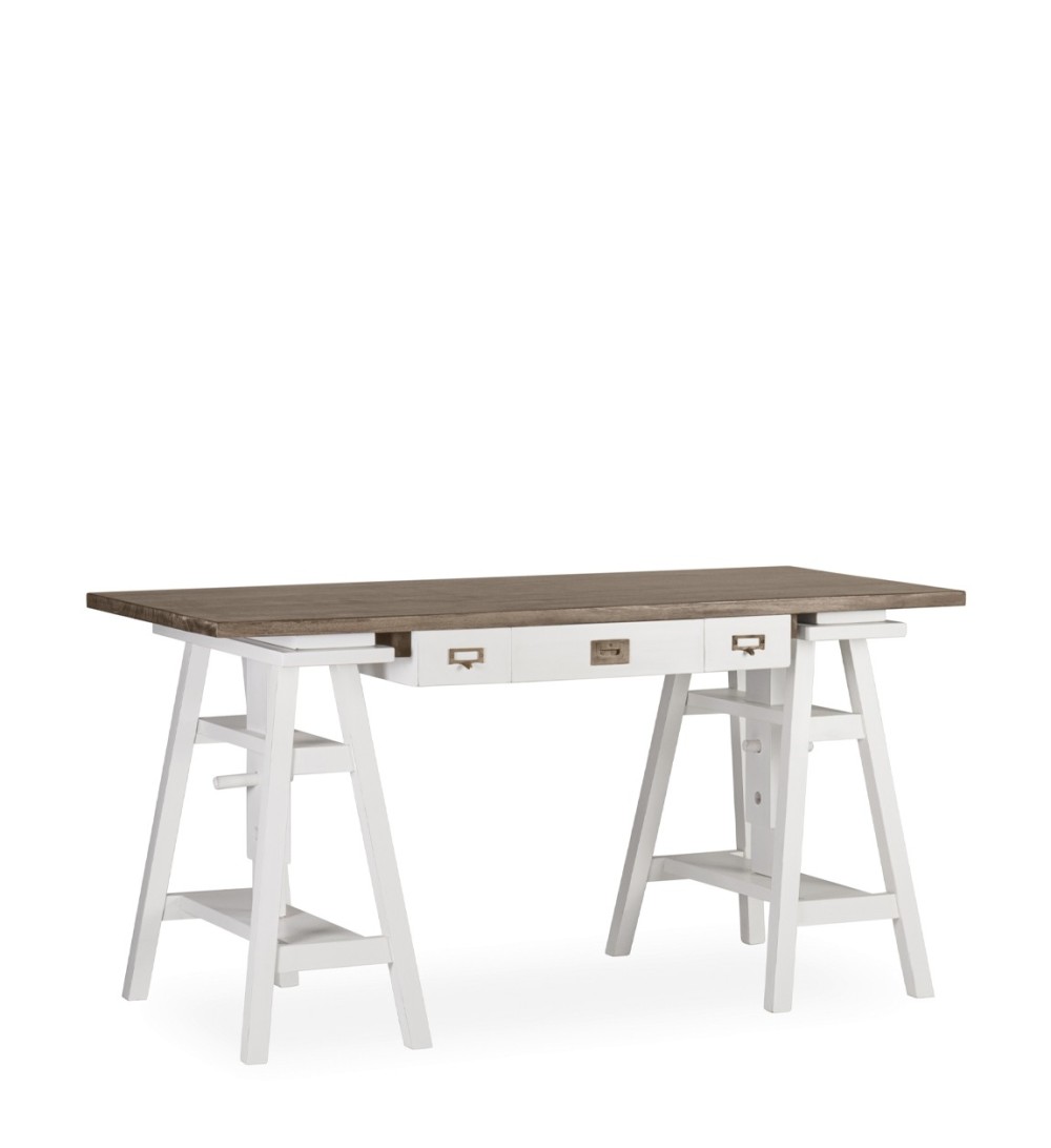 EVEREST - Height-adjustable mindi desk 150 x 70 x 78-98