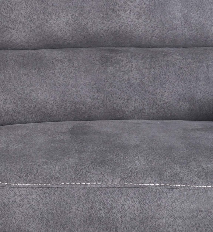 BASIL - Elektrisch verstellbares Sofa aus 100% Polyester 208 x 93-120 x 100