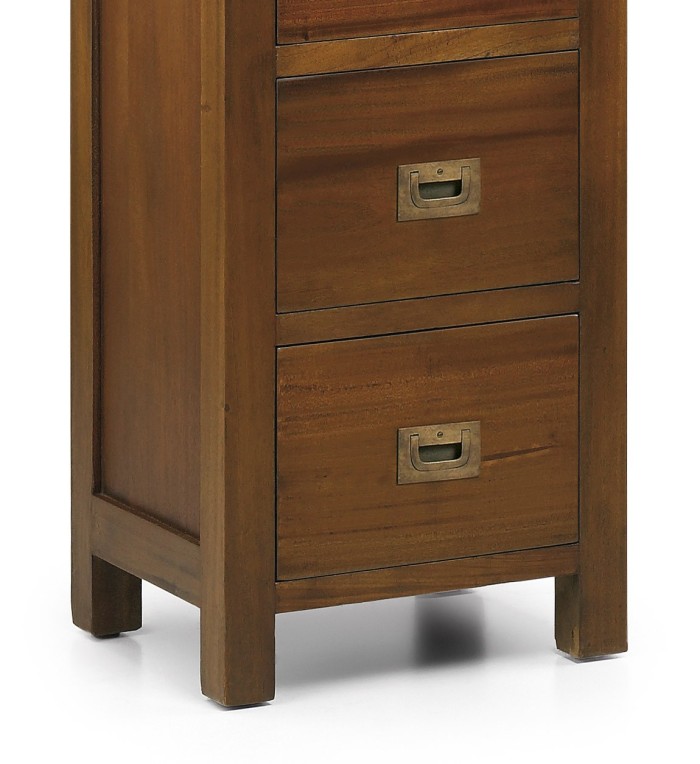 FLAMINGO - Mahogany chest of drawers 36 x 30 x 120