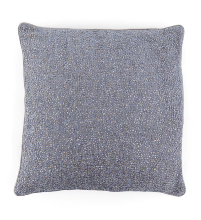 OSCAR - Coussin en polyester couleur perle bicolore 45 x 45