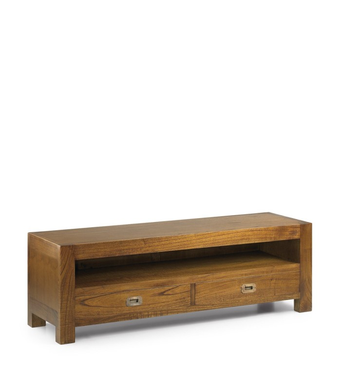 STAR - Meuble TV en mindi 130 x 40 x 40