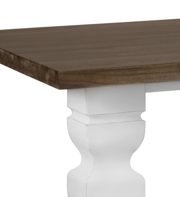 EVEREST - Mesa de comedor en mindi 200 x 100 x 78