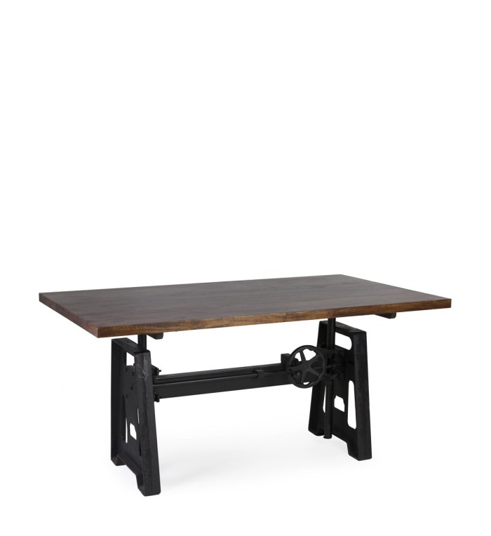 PIPA - Table en manguier et fer 160 x 90 x 77 -104