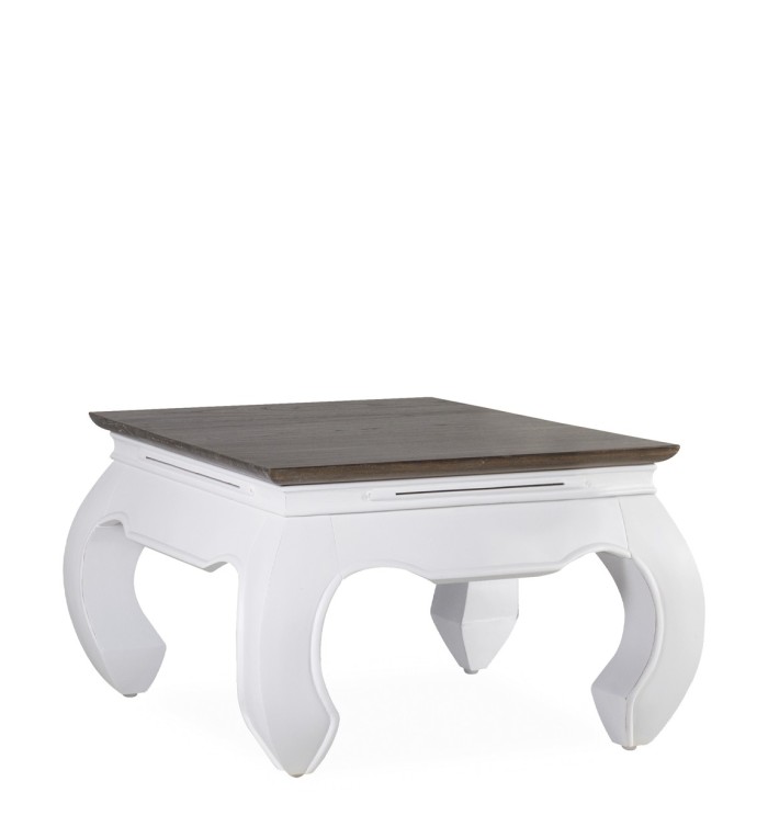 EVEREST - Table basse en mindi 60 x 60 x 40