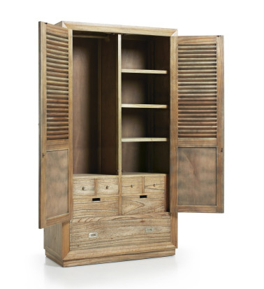 MERAPI - Kleiderschrank aus Mindi 108 x 50 x 200