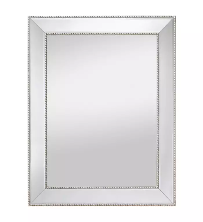 DAKOTA - Miroir en bois argenté 70 x 5 x 90