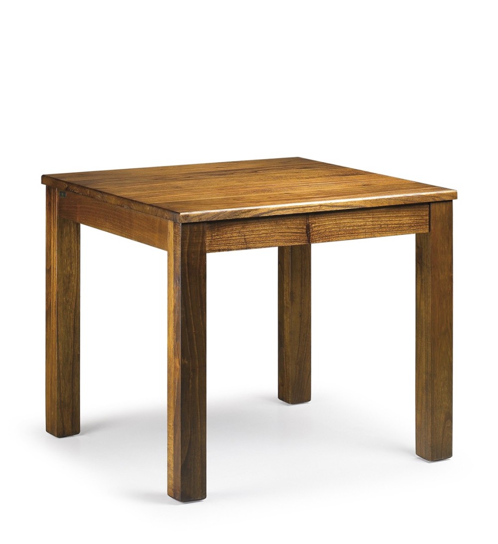 STAR - Dining table in mindi wood 90 x 90 x 78