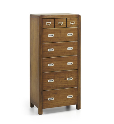 FLASH - Narrow mindi chest of drawers 60 x 40 x 130