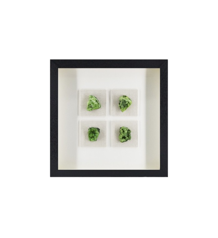 DIANA - Green mineral wall picture 40 x 5 x 40