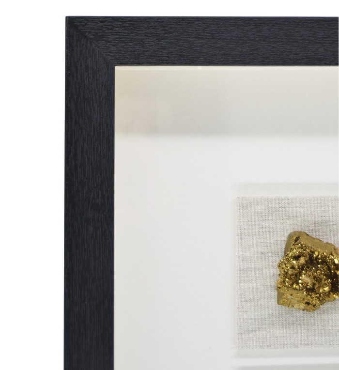 DIANA - Golden mineral wall picture 40 x 5 x 40