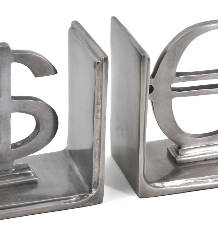 Aluminium bookend 25 x 10 x 13