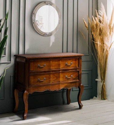 VINTAGE - Mahogany chest of drawers 90 x 44 x 77