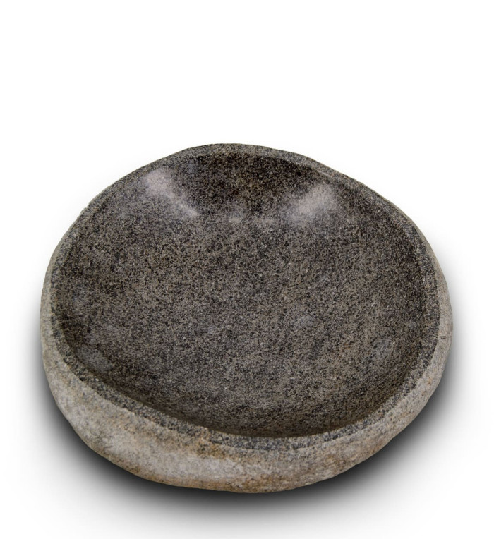 Natural river stone bowl 30 x 25 x 8