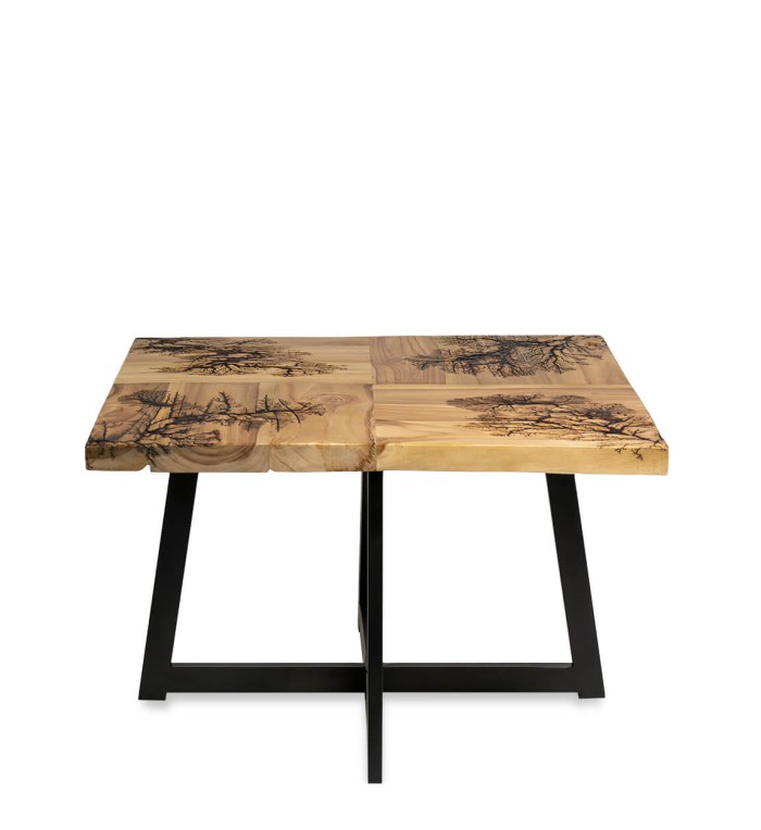 Teak center table 70 x 70 x 45