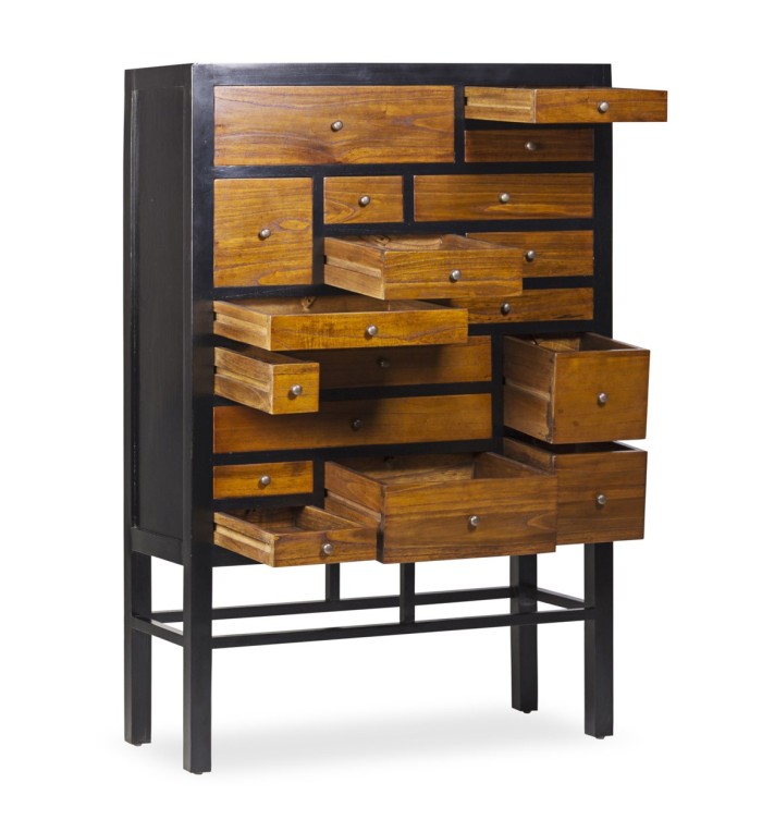 Mindi chest of drawers with 18 drawers 100 x 40 x 145