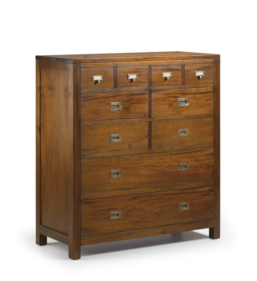 FLAMINGO - Mahogany chest of drawers 100 x 45 x 110