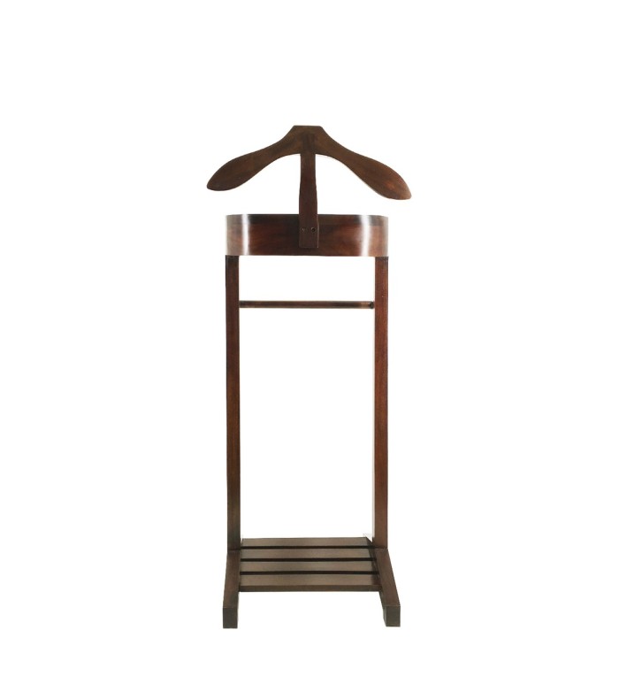 FLAMINGO - Mahogany valet stand 47 x 34 x 122