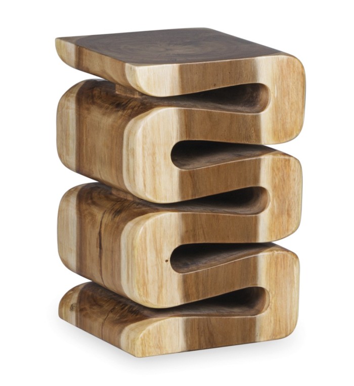 Suar wood stool 30 x 30 x 45