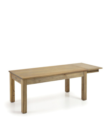 MERAPI - Mindi dining table with 2 extensions 180-280 x 90 x 80