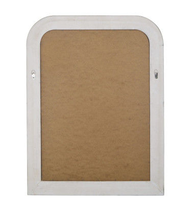 DAKOTA - Bleached beige wood mirror 77 x 5 x 100