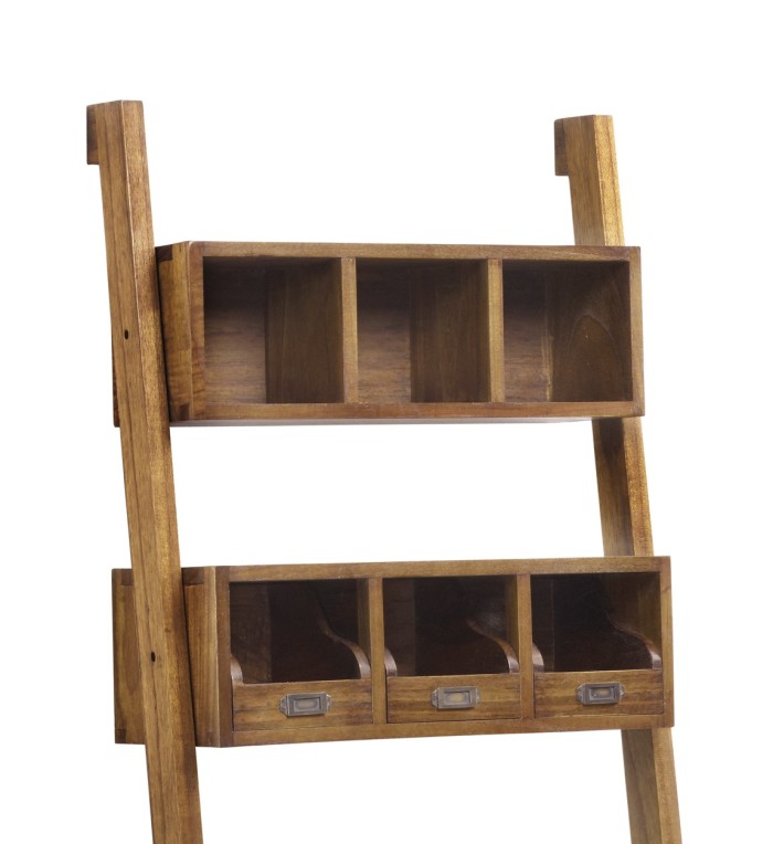 STAR - Ladder-style mindi shelf 65 x 38 x 190