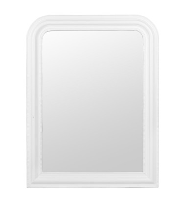 DAKOTA - White wood mirror 77 x 5 x 100