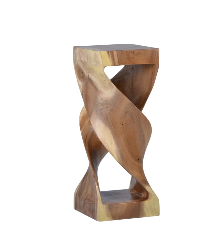 Suar wood pedestal 30 x 30 x 75