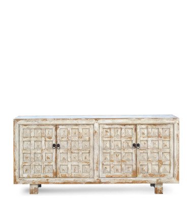 CORDOBA - Bleached Pine Wood Buffet 206 x 45 x 87