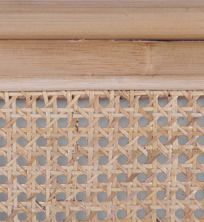 RATTAN - Tête de lit en rotin 165 x 5 x 75