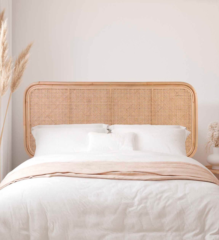 RATTAN - Tête de lit en rotin 165 x 5 x 75