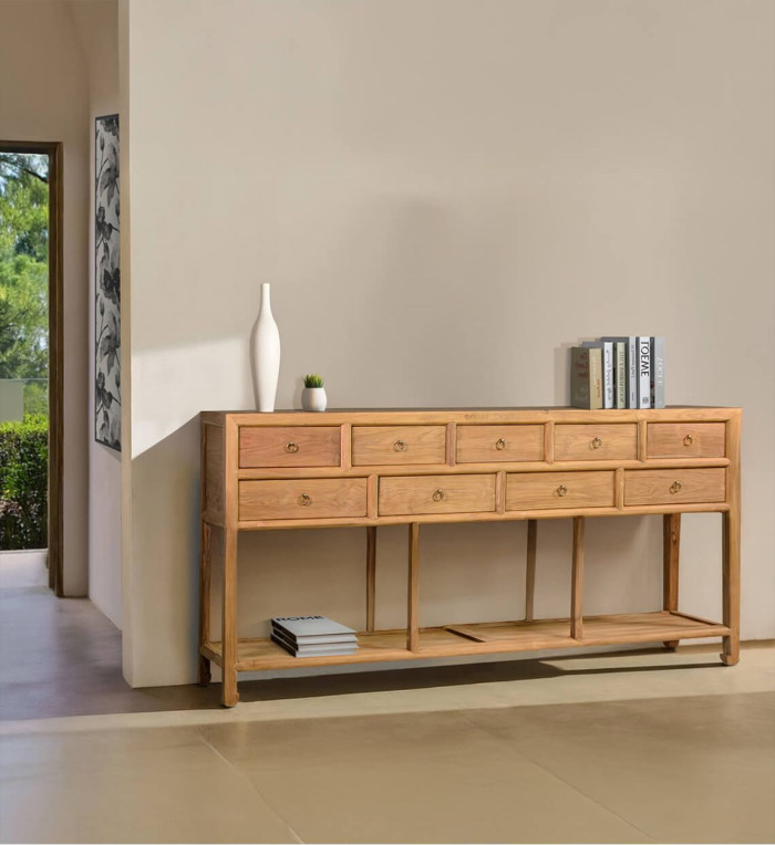 MERIDA - Buffet en teck 180 x 40 x 90