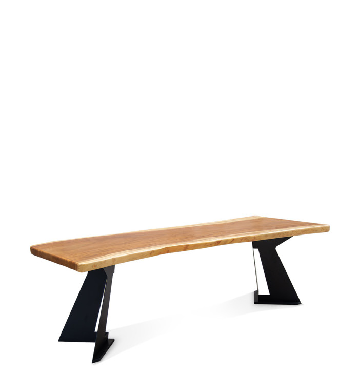 Mesa de jantar em suar com pernas 250 x 91-96 x 79