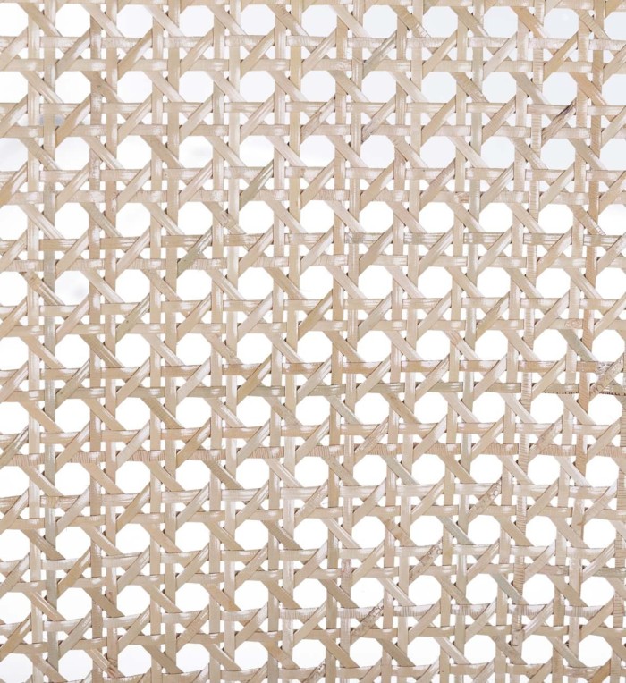 Conjunto de 2 cadeiras de teca e rattan estofadas 45 x 53 x 86