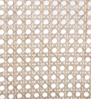 Conjunto de 2 cadeiras de teca e rattan estofadas 45 x 53 x 86