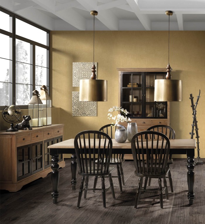 SIENA - Vitrine en mindi 130 x 40-47 x 215