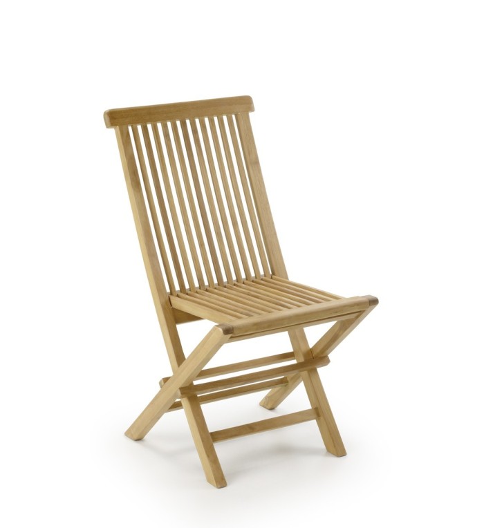 JARDEN - Folding garden chair in teak 47 x 60 x 90