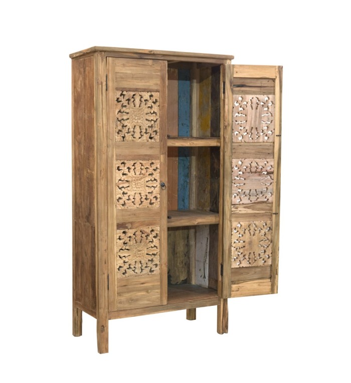 Armario en teca reciclada 95 x 47 x 180