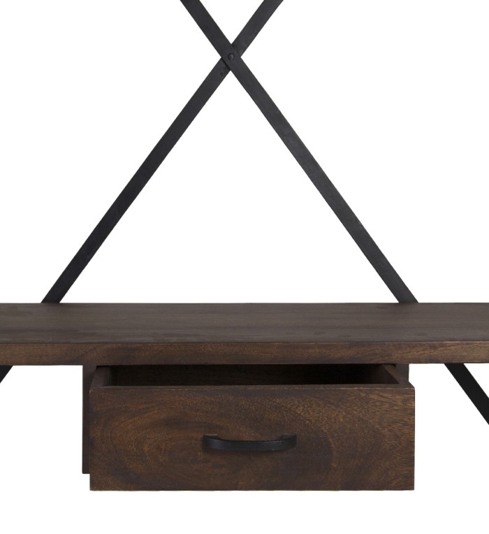 PIPA - Mango and iron coat rack 135 x 55 x 188