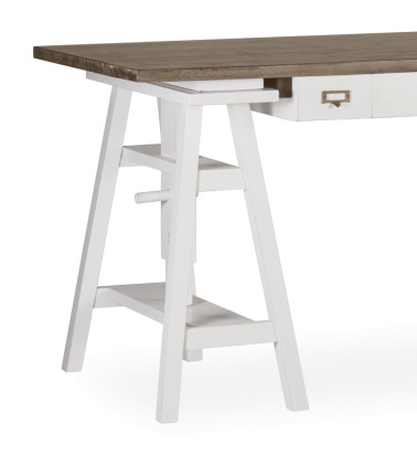 EVEREST - Height-adjustable mindi desk 150 x 70 x 78-98