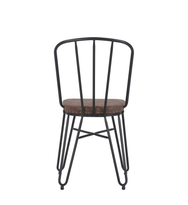 DETROIT - Iron and PU chair 55 x 45 x 86