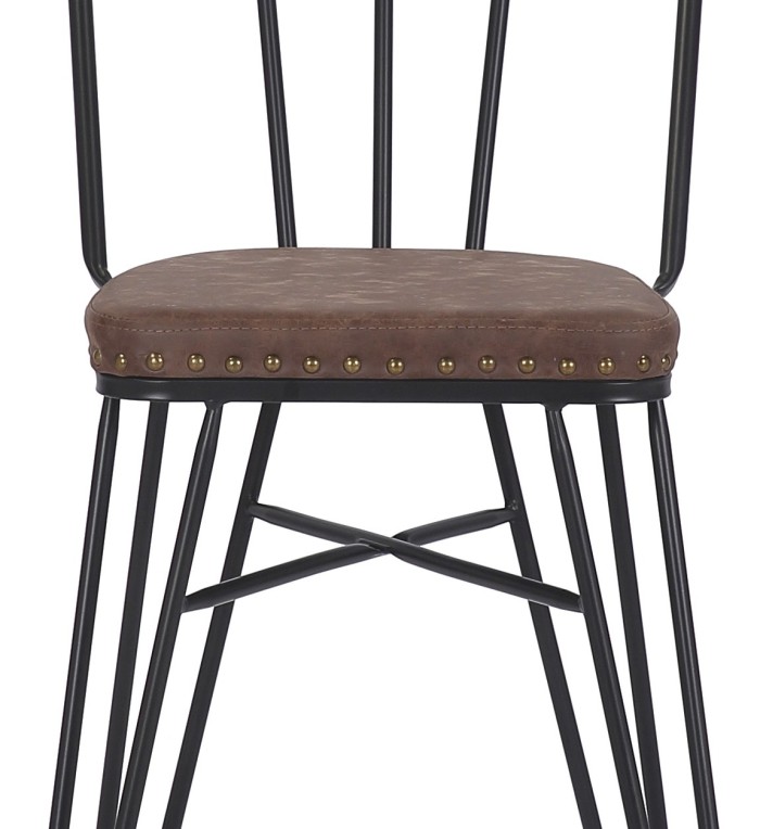 DETROIT - Iron and PU chair 55 x 45 x 86