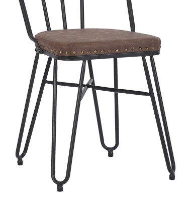 DETROIT - Iron and PU chair 55 x 45 x 86