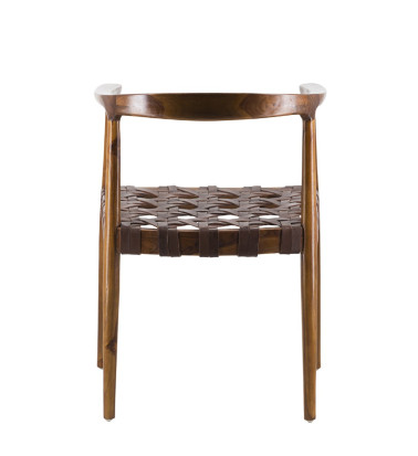 TETUAN - Sillón deteca y piel 55 x 50 x 75