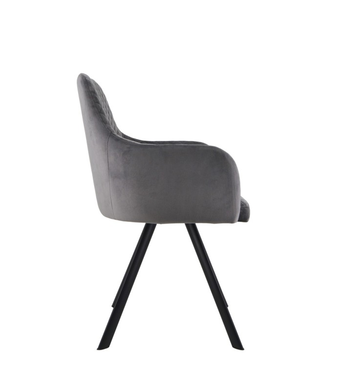 MELISSA - Iron and polyester armchair 58 x 55 x 83