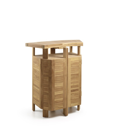JARDIN - Bar de jardin extensible en teck 98-180 x 70 x 105