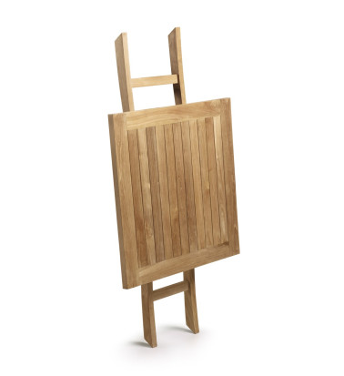 JARDIN - Mesa de jardín plegable de teca 70 x 70 x 75