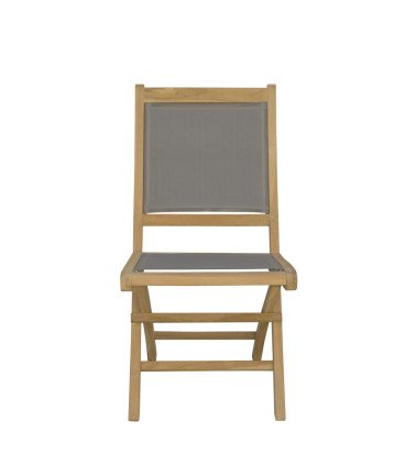 GARDEN - Folding teak garden chair 45 x 60 x 90