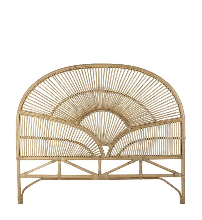 RATTAN - Tête de lit en rotin 160 x 3 x 135