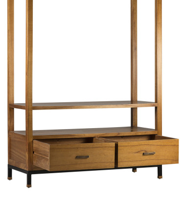MADHU - Mindi and iron auxiliary furniture 120 x 50 x 190