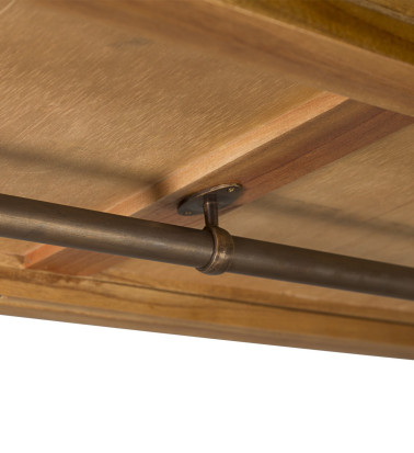 MADHU - Mindi and iron auxiliary furniture 120 x 50 x 190